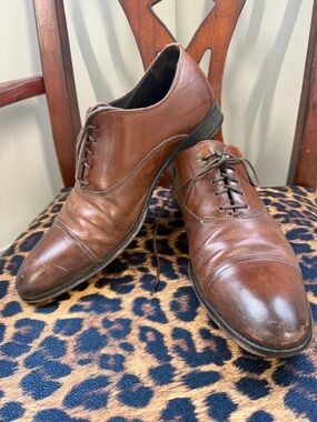 To Boot New York men’s brown leather shoes 10